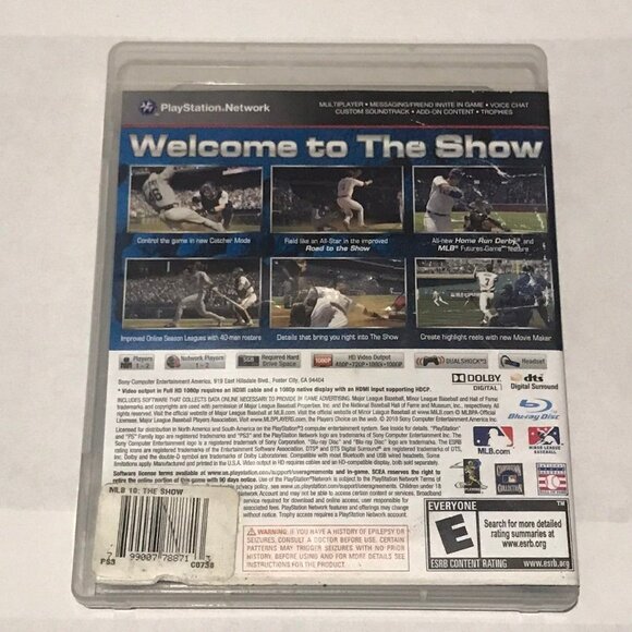 PS3 MLB 10 The Show, PlayStation 3 - Picture 2 of 3